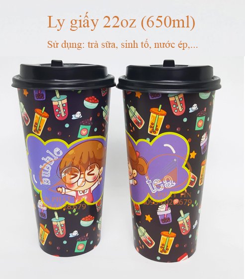 Ly giấy 22oz (650ml) - Ly Giấy An Phát Tín - Công Ty TNHH An Phát Tín